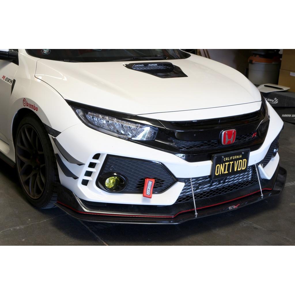 APR Peformance  Honda FK8 Civic Type R Front Bumper Canards 2017 - 2021