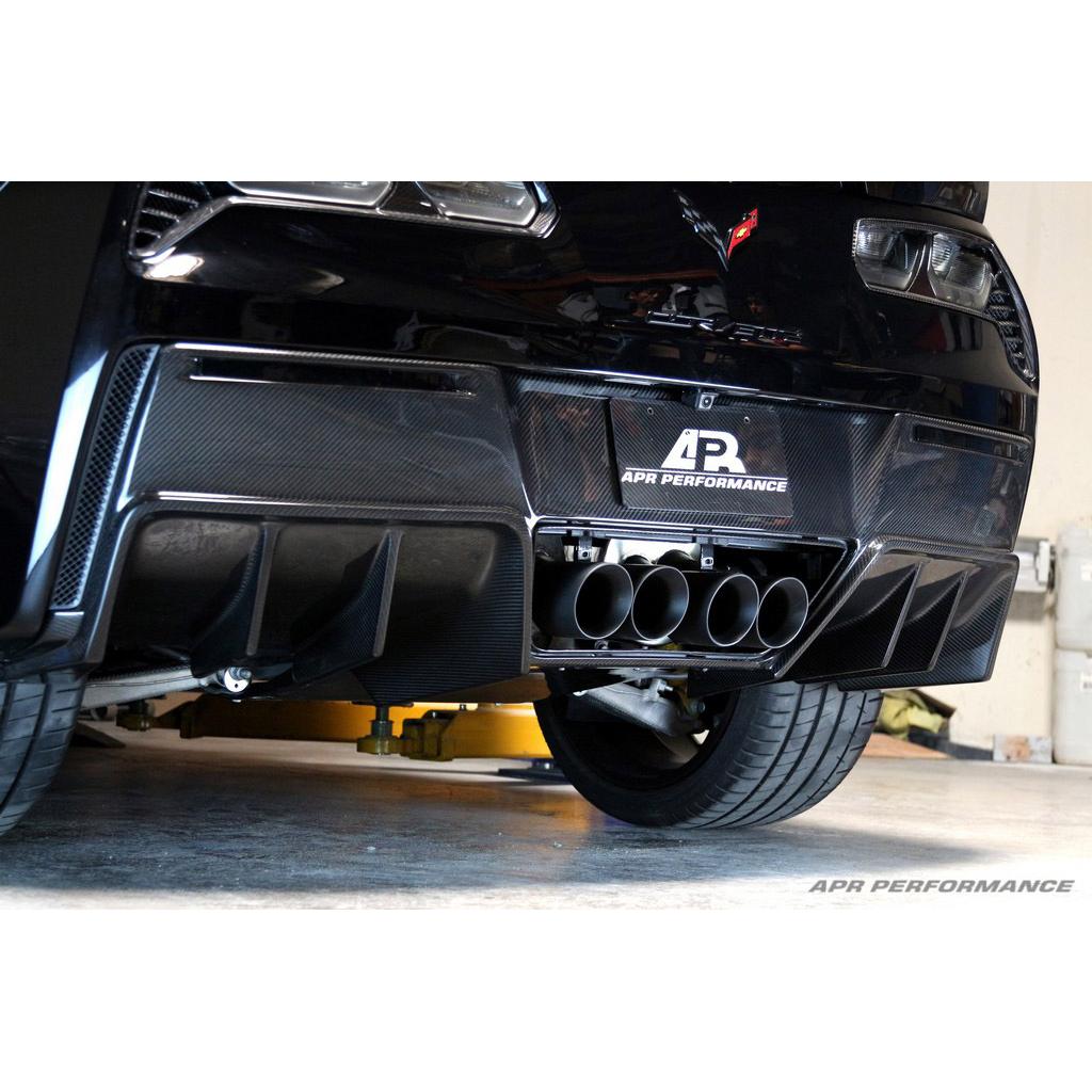 APR Peformance  Chevrolet Corvette C7 Z06 Rear Diffuser 2014-2019  Version 2