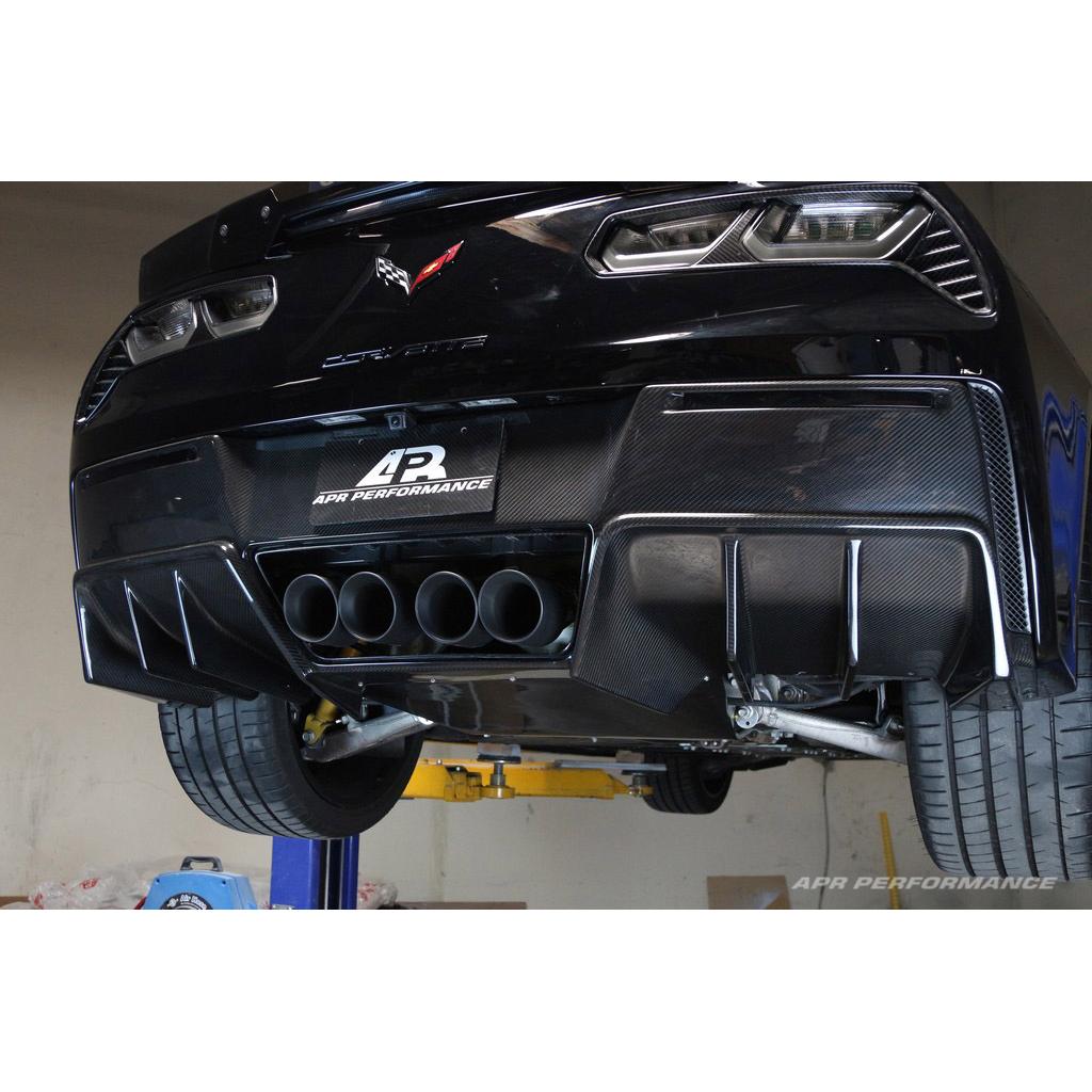 APR Peformance  Chevrolet Corvette C7 Z06 Rear Diffuser 2014-2019  Version 2