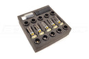 Project Kics R40 12x1.50 16 + 4(Locks) Open LugNuts - Black Chrome