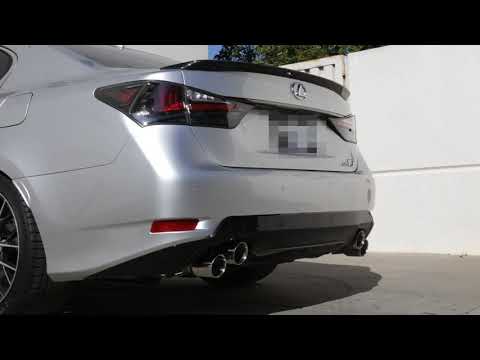 Escape Catback Revel Medallion Touring-S - Silenciador doble / Punta cuádruple / Sección trasera 16-17 Lexus GS F
