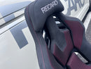 Recaro RSS BK Large FRP Seat in Kamui Black / Brilliant Mesh Red | 81-089.67.641-0