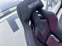 Recaro RSS BK Large FRP Seat in Kamui Black / Brilliant Mesh Red | 81-089.67.641-0