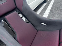 Recaro RSS BK Large FRP Seat in Kamui Black / Brilliant Mesh Red | 81-089.67.641-0