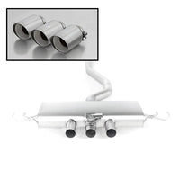 Remus Civic Type R Cat-Back 70SGR Exhaust with 102mm Angled Straight Cut Chrome Tips