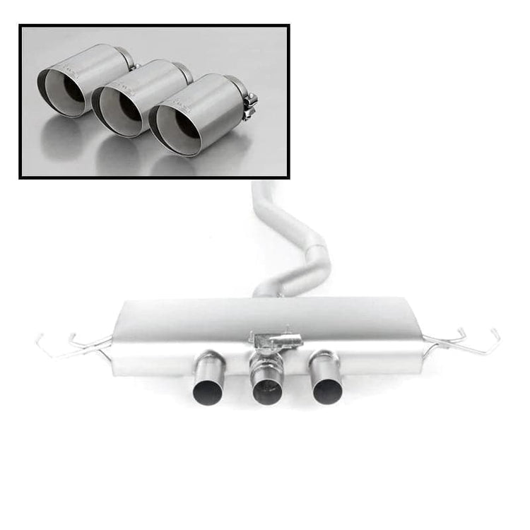 Remus Civic Type R Cat-Back 70SGR Exhaust with 102mm Angled Straight Cut Chrome Tips