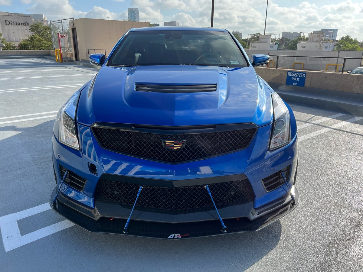 APR Cadillac ATS-V Front Wind Splitter 2016-2019 (with Carbon Package)