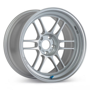 Enkei RPF1RS 18x11 5x114.3 -10mm Offset 75mm Diámetro Rueda plateada