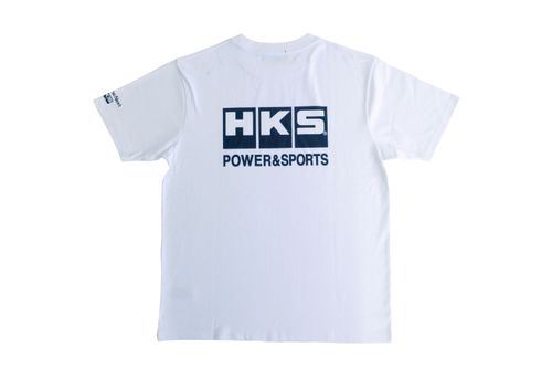 HKS T-SHIRT POWERSPORTS WHITE 2L (51007-AK640)