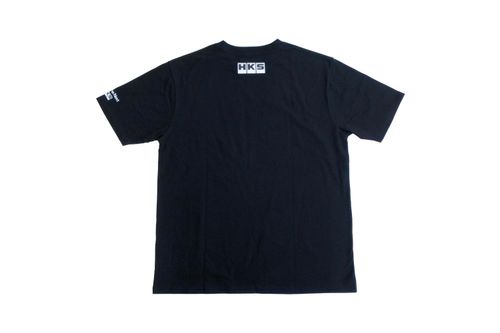 HKS T-SHIRT SUPER RACING BLACK 2L (51007-AK645)