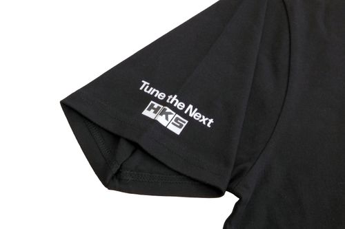 HKS T-SHIRT SUPER RACING BLACK 2L (51007-AK645)