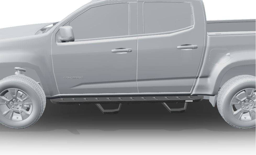 Go Rhino 2022- Toyota Tundra Crew Max Kit w/RB10 Running Board + Brkts + 4 RB10 Drop Steps - Tex. Blk (6344368720PC)