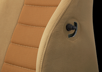 Bride Beige Leather Euroster II Cruz Reclinable Seat | E55MSR