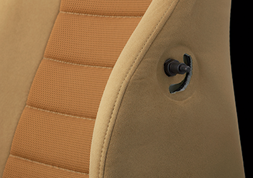 Bride Beige Leather Euroster II Cruz Reclinable Seat | E55MSR
