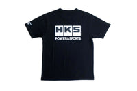 HKS T-SHIRT POWERSPORTS BLACK 4L (51007-AK637)