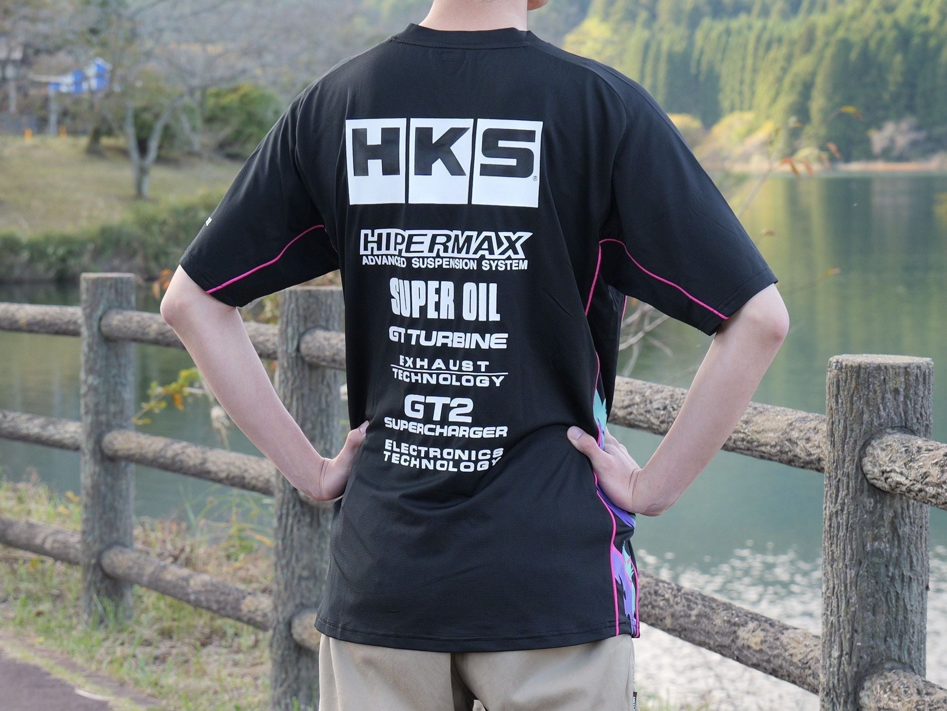 HKS TEAM HALF ZIP POLO SHIRT 2025 3L (51007-AK700)
