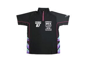 HKS TEAM HALF ZIP POLO SHIRT 2025 L (51007-AK698)
