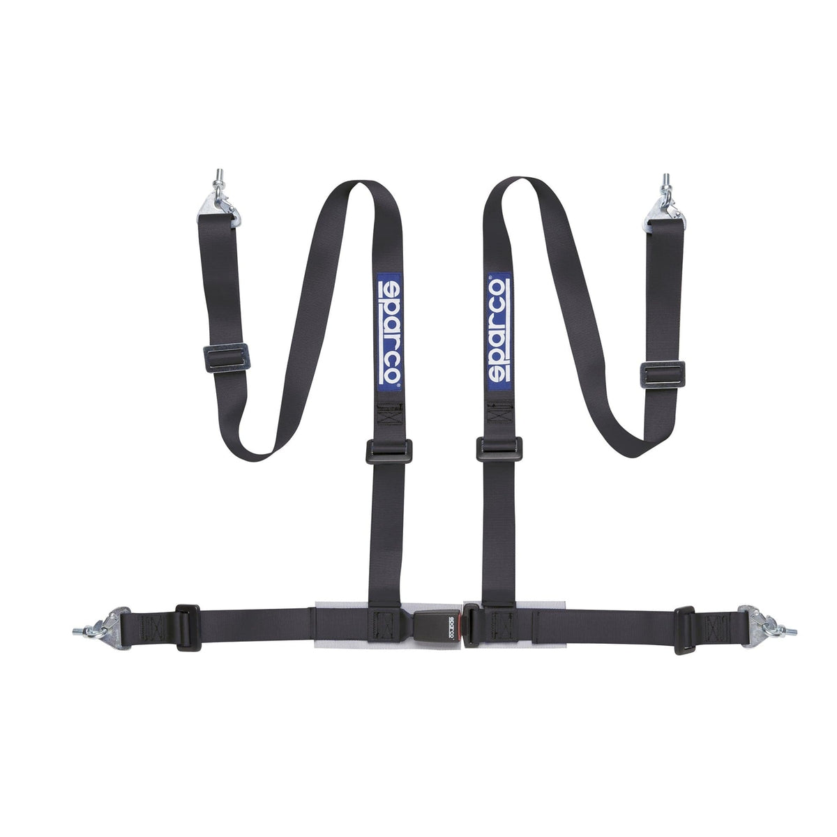 Sparco Belt 2 Inch Black 4Pt Snap-In (04604BM1NR)