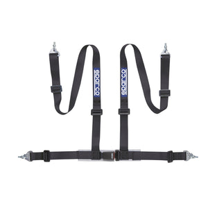 Sparco Belt 2 Inch Black 4Pt Snap-In (04604BM1NR)