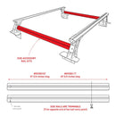 Go Rhino Universal XRS 37 3/4 Cross Rail Vertical Bars in Tex. Black