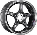 SSR GTX03 18x9.5 5x114.3 + Rueda metálica de pistola compensada de 38 mm 