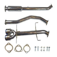 Injen 17-20 Honda Civic Si 1.5L Turbo (solo sedán) Escape de acero inoxidable con respaldo de gato de 3 pulgadas