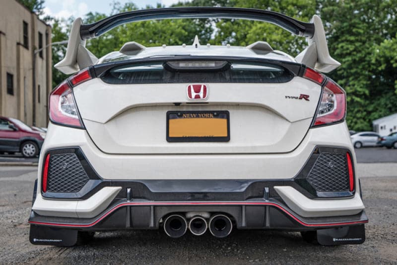 Rally Armor 17+ Honda Civic Type R UR Red Mud Flap w/ Black Logo