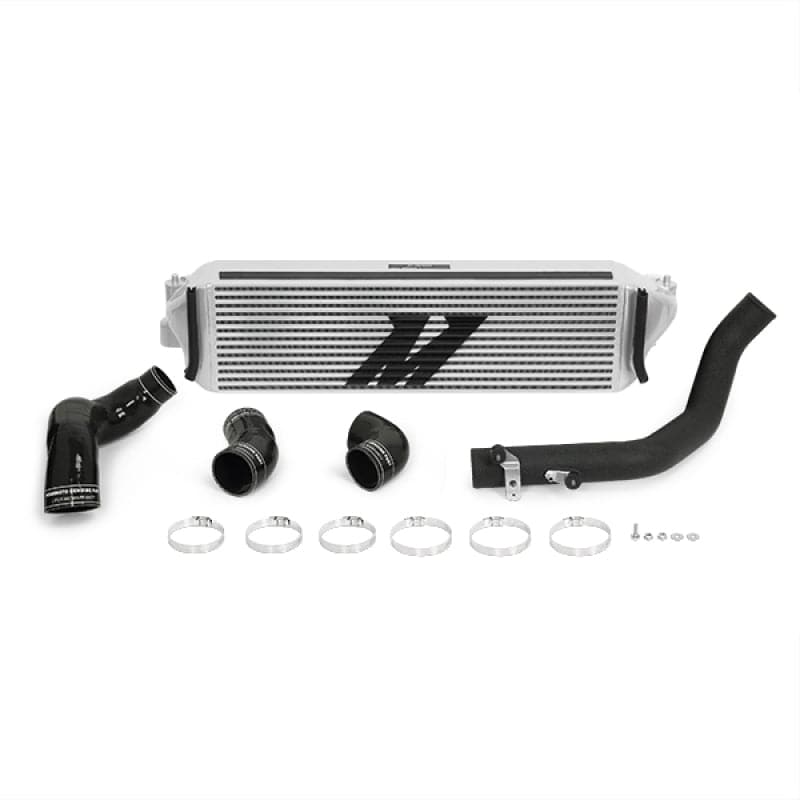 Mishimoto 2017+ Honda Civic Type R Performance Intercooler Kit - Silver Core Black Piping (MMINT-CTR-17KSLWBK)