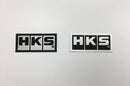 HKS PATCH HKS W105 Black and White