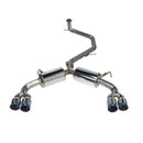 Remark 2019+ Toyota Corolla Hatchback Quad-Exit Cat-Back Exhaust Burnt Stainless Steel | RK-C4063T-01P