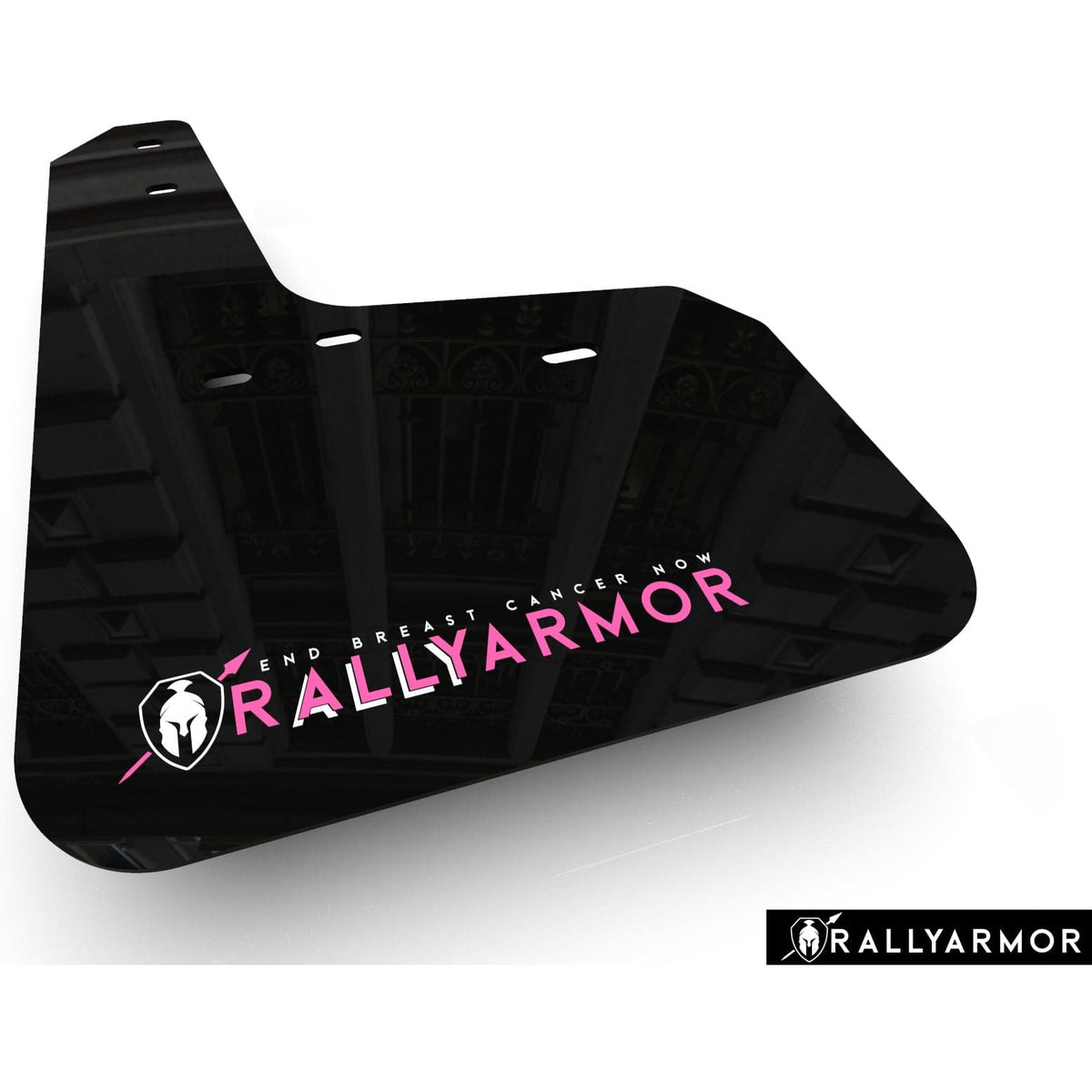 Rally Armor 2017+ Honda Civic Type R Guardabarros negro BCE Logotipo rosa (ralMF47-BC20-BLK/PK)