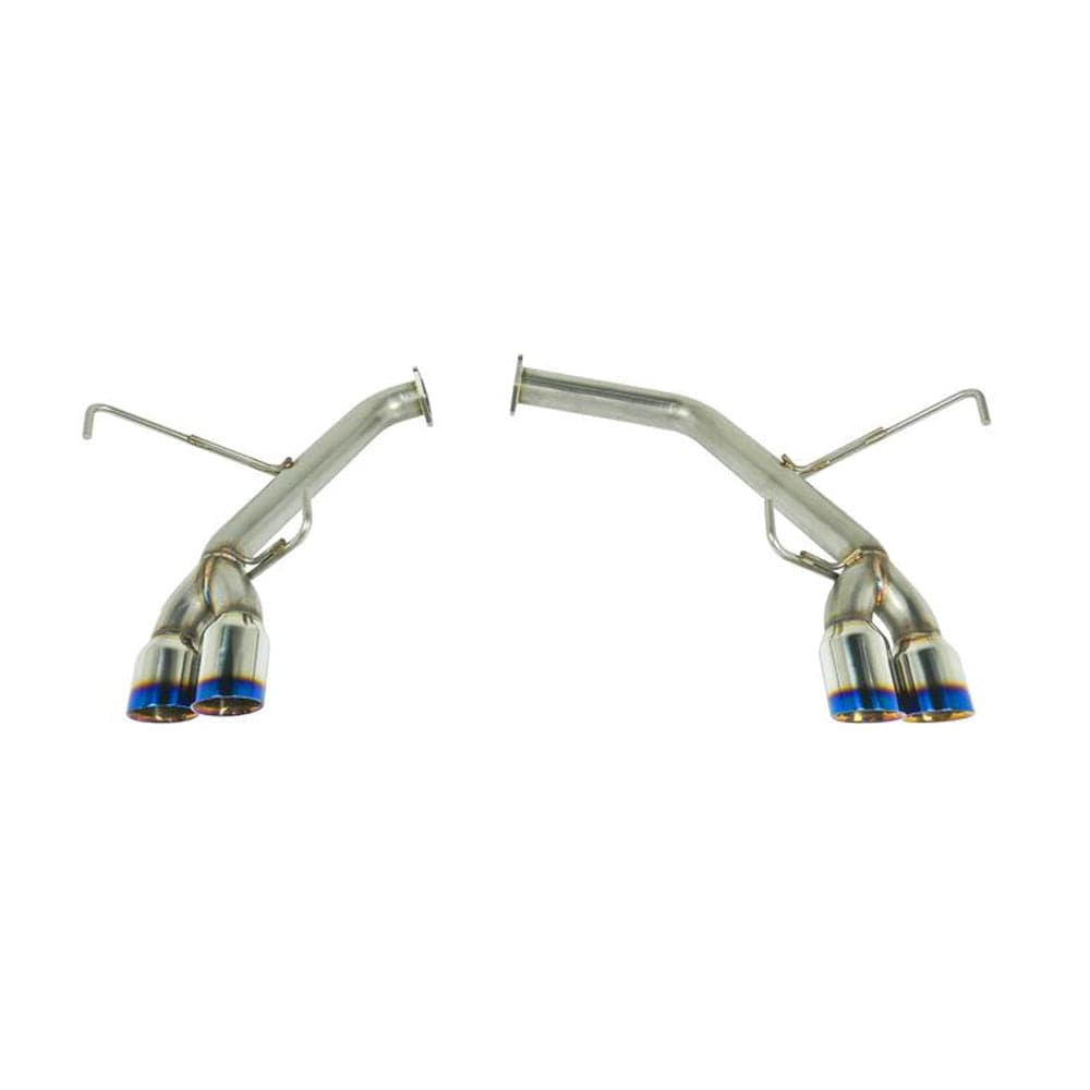 Observación Escape trasero del eje Subaru SPT WRX/STI 15-18 con punta de doble pared de acero inoxidable quemado (remRO-TTSP-D)