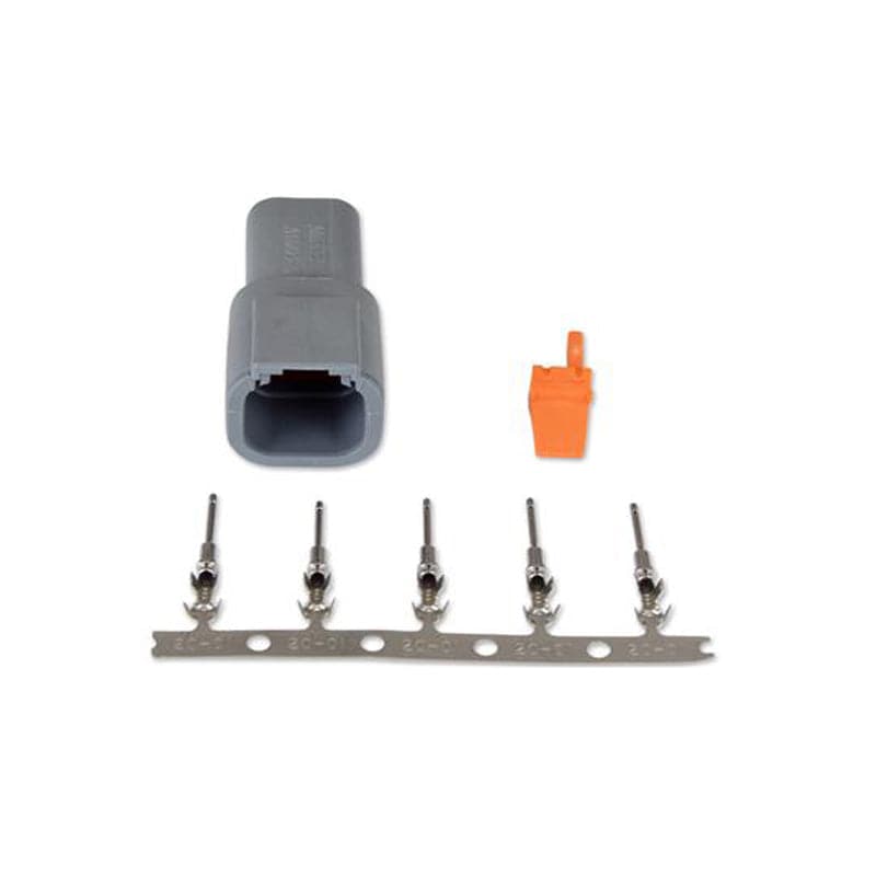 Kit de conector hembra de 4 vías estilo AEM DTM con 5 clavijas macho (35-2625)