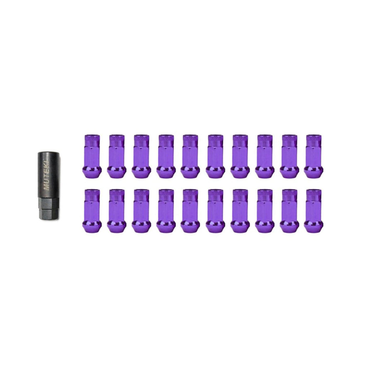 Wheel Mate Muteki SR48 Open End Lug Nuts - Purple 12x1.25 48mm for  09+ Nissan 370Z (whm32905L)