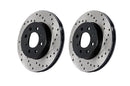 SportStop Drilled Front Left Rotor