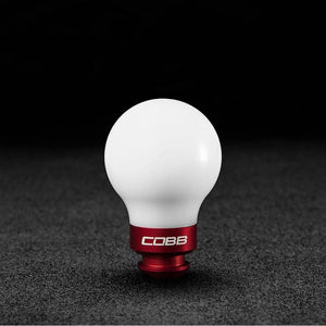 Cobb Subaru 5-Speed COBB Knob - White w/ Race Red (cobb211350-W-RD)