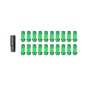 Wheel Mate Muteki SR48 Tuercas de extremo abierto - Verde 12x1,25 48 mm (whm32905G)