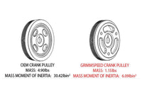 GrimmSpeed Lightweight Crank Pulley-Black