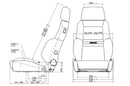 Recaro Expert M Seat | Black Nardo/Black Nardo
