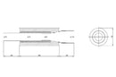 HKS UNIVERSAL STAINLESS MUFFLER D170H_M TITAN-TP
