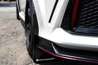 Rally Armor 17+ Honda Civic Type R UR Faldilla guardabarros blanca con logotipo rojo