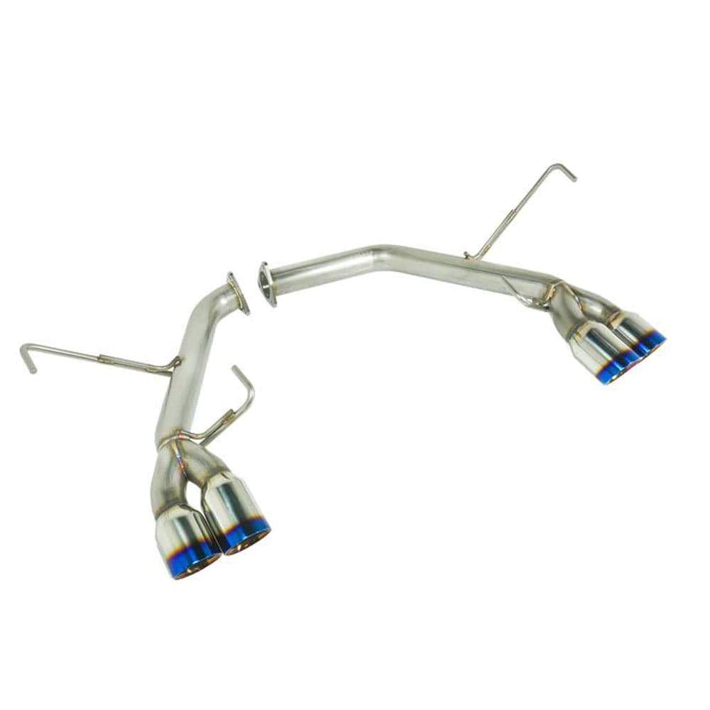 Observación Escape trasero del eje Subaru SPT WRX/STI 15-18 con punta de doble pared de acero inoxidable quemado (remRO-TTSP-D)