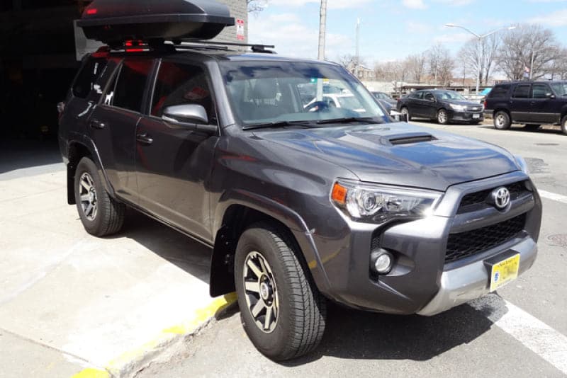 Rally Armor 12-19 Toyota 4Runner UR Faldilla de barro negra con logotipo plateado