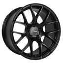 Enkei Raijin 18x9.5 45mm Offset 5x100 Patrón de pernos 72.6 Diámetro del cubo Rueda negra