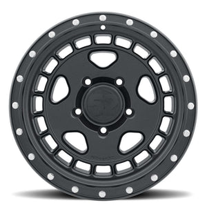 quince52 Turbomac HD 17x8.5 5x127 0mm ET 71.5mm Rueda negra de asfalto con orificio central (THDAB-178557-00)