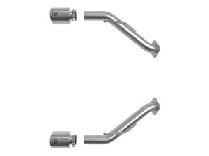 aFe 2023+ Nissan Z V6-3.0L (tt) Takeda Stainless Steel Axle-Back Exhaust System w/ Polished Tip (49-36137-P)