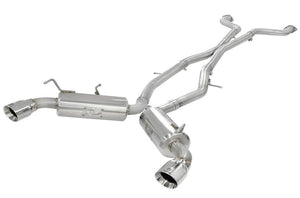 aFe 2009+ Nissan 370Z Takeda Puntas pulidas con respaldo de gato de escape SS de 2.5 pulgadas (afe49-36107)