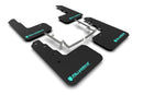 Rally Armor 17-21 Honda Civic Type R Black UR Mud Flap Altered Font Teal Logo (MF47-UR-BLK/TL-X)