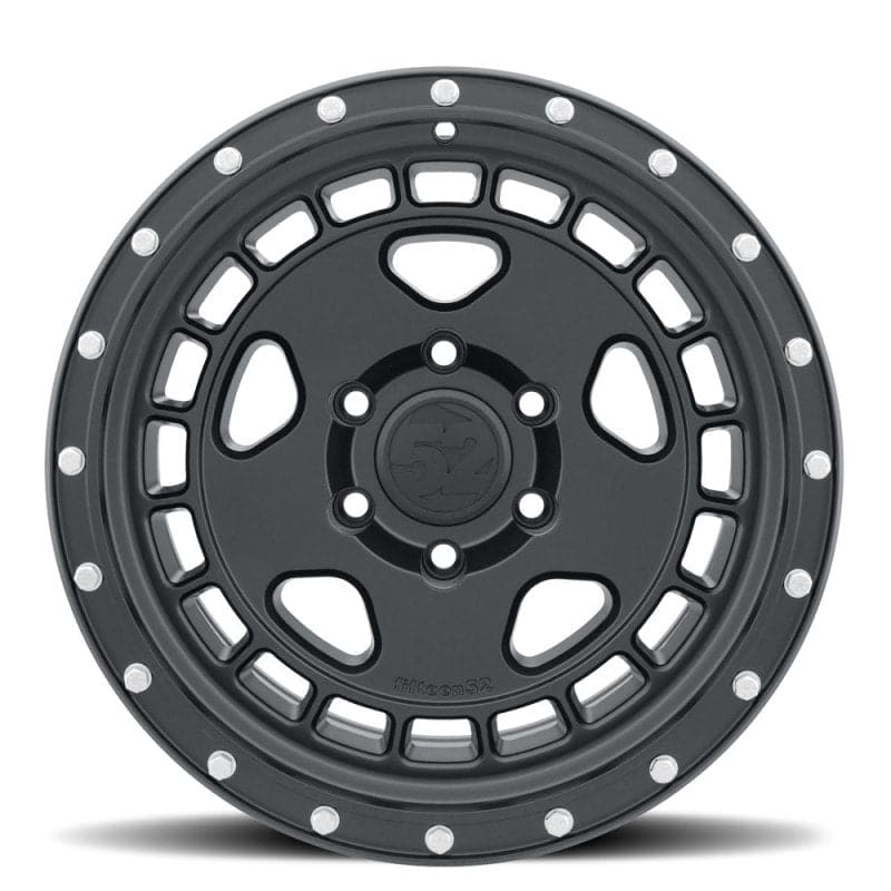 quince52 Turbomac HD 17x8.5 6x135 0mm ET 87.1mm Rueda negra de asfalto con orificio central (THDAB-178565-00)