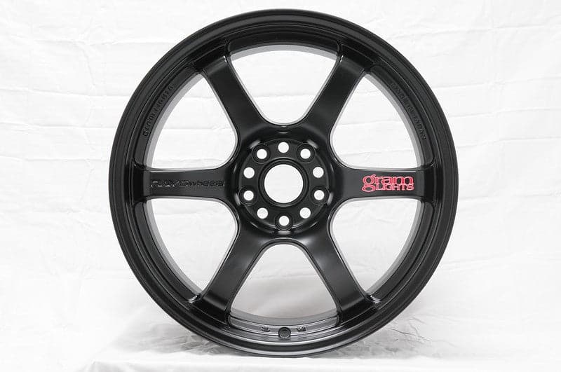 Gram Lights 57DR 18x10.5 +12 5-114.3 Rueda negra semibrillante